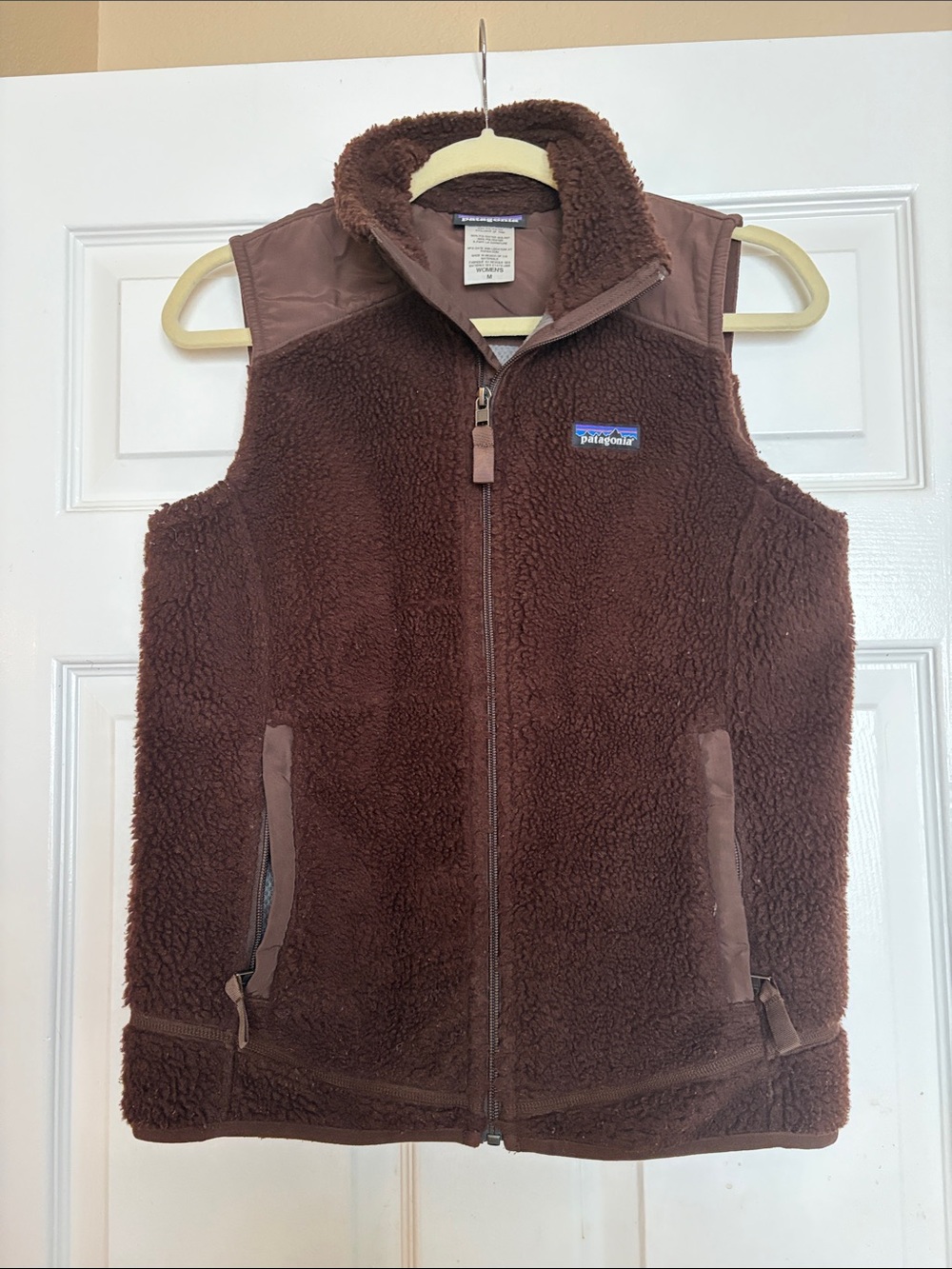 Patagonia Kids Brown Sherpa Fleece Vest